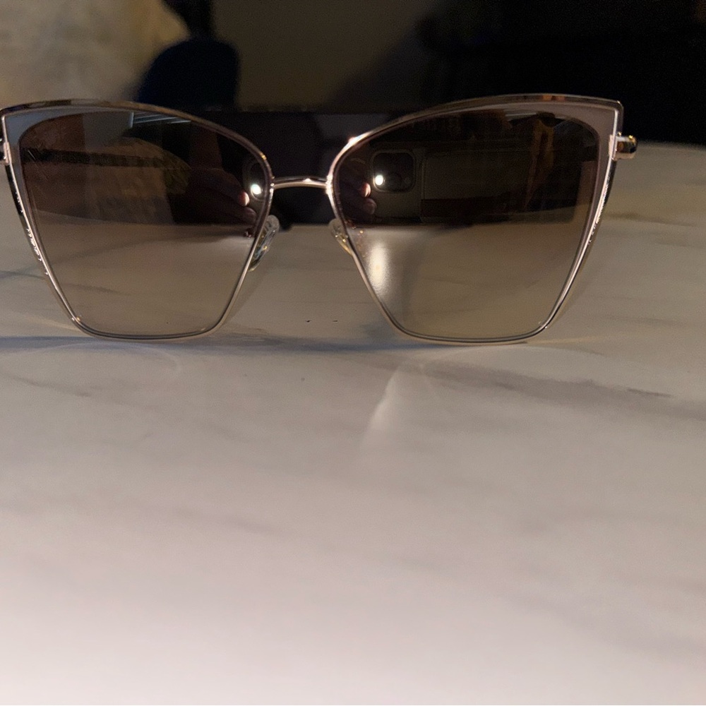 DIFF Eyewear Sunglasses with Gold Frame